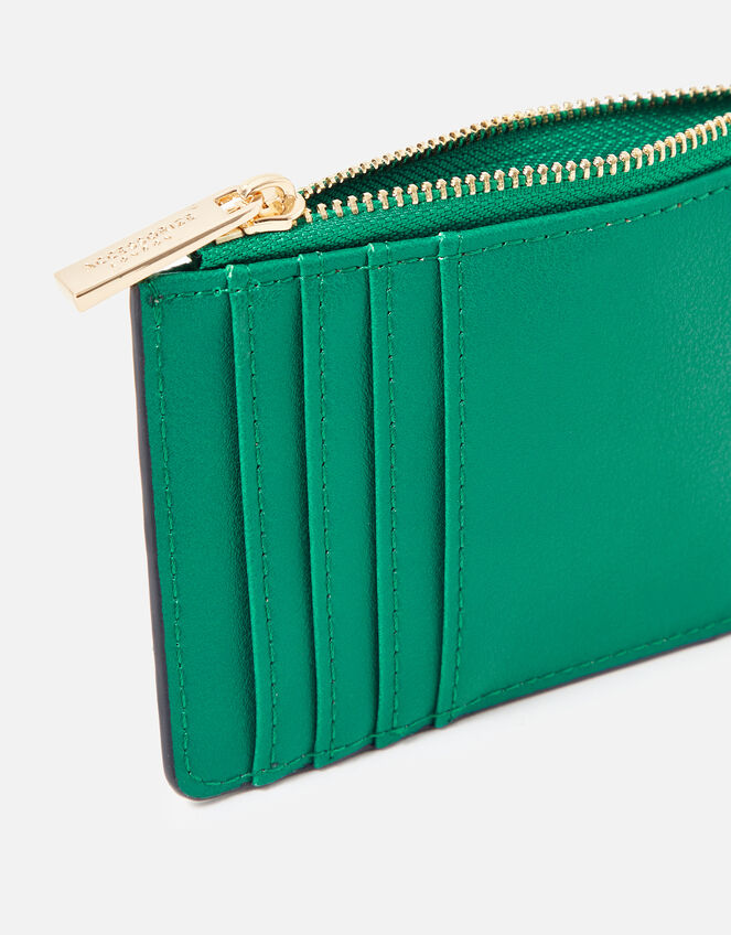 Logo Monogram Card Holder , Green (GREEN), large