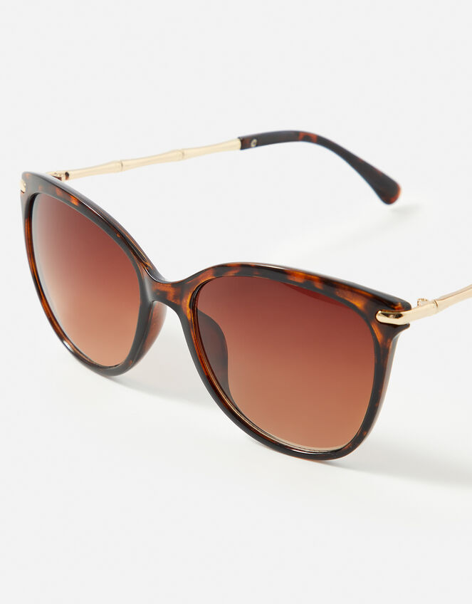 Ferne Bamboo Flat Top Sunglasses, , large