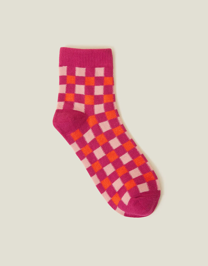 Checkerboard Socks, , large