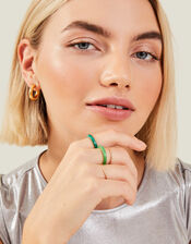 Mixed Rings 6 Pack, Green (GREEN), large