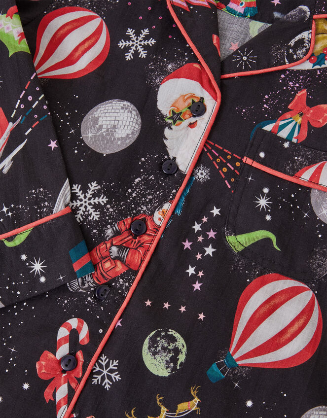 Girls Christmas Print Pyjama Set, Multi (BRIGHTS-MULTI), large