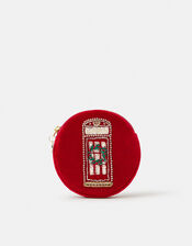 Christmas Telephone Box Coin Purse, , large