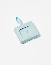 Sterling Silver Sparkle Initial Necklace - M, , large