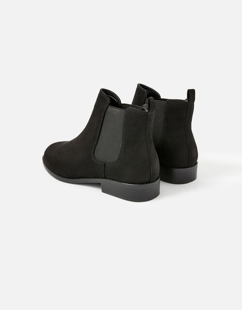 Suedette Chelsea Boots, Black (BLACK), large