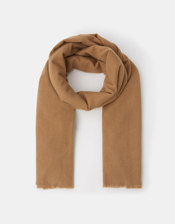 Grace Super-Soft Blanket Scarf, Camel (CAMEL), large