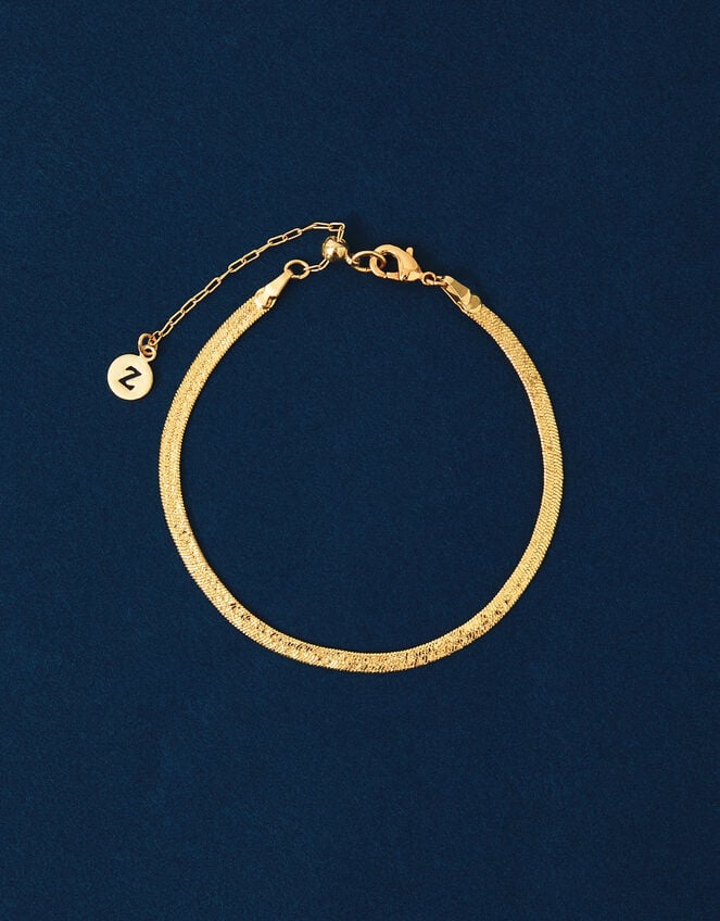 14ct Gold-Plated Omega Chain Bracelet, , large
