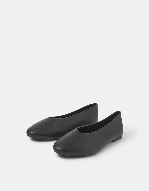 Ballet Flats, Black (BLACK), large