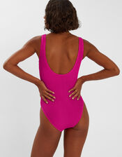Crinkle Swimsuit, Pink (PINK), large