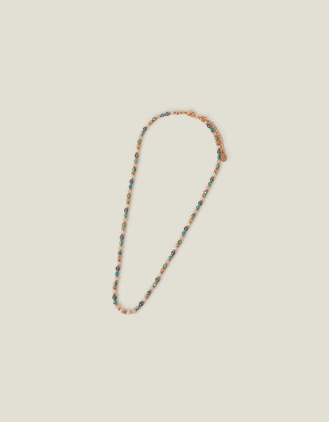 Beaded Round Necklace, , large
