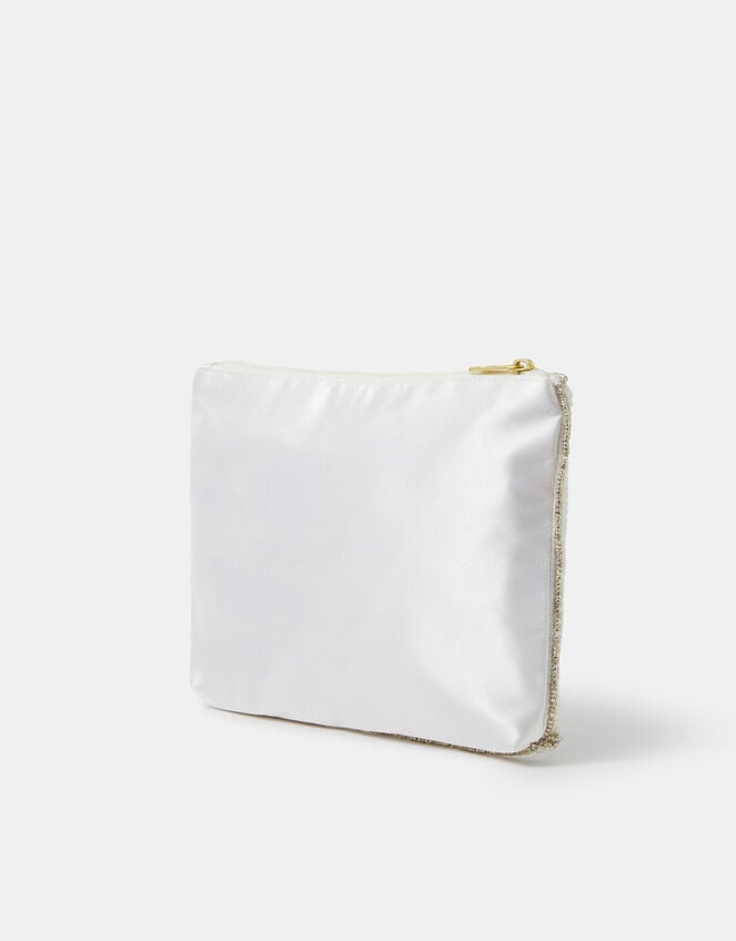 Mrs Sequin Bridal Pouch, , large