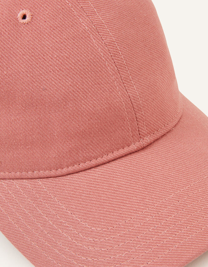 Twill Baseball Cap, Pink (PINK), large