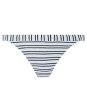 Textured Stripe Bikini Briefs, Blue (NAVY), large