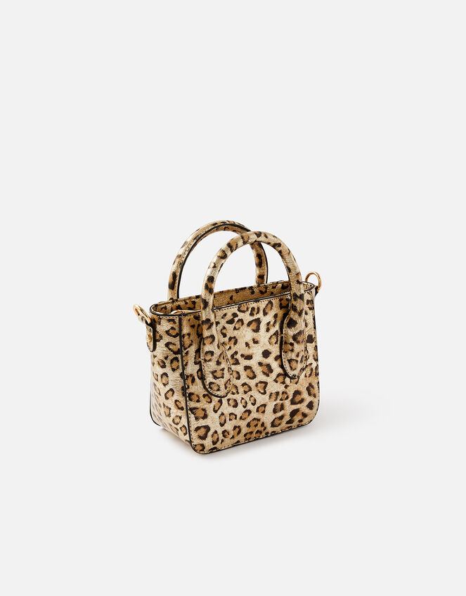 Mindy Leopard Handheld Bag, , large
