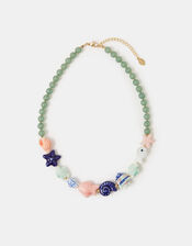 Ceramic Fish Bead Necklace, , large