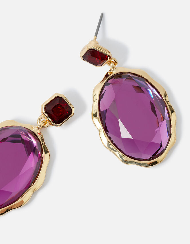 Fancy stone earrings clearance