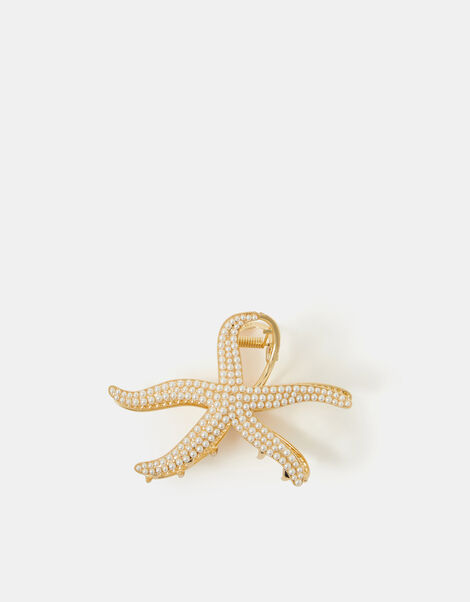 Pearl Starfish Claw Clip, , large
