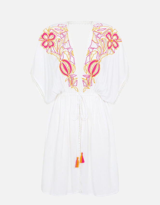 Bright Embroidered Kimono, Multi (BRIGHTS-MULTI), large