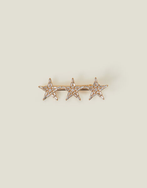 Baguette Stone Star Hair Clip, , large