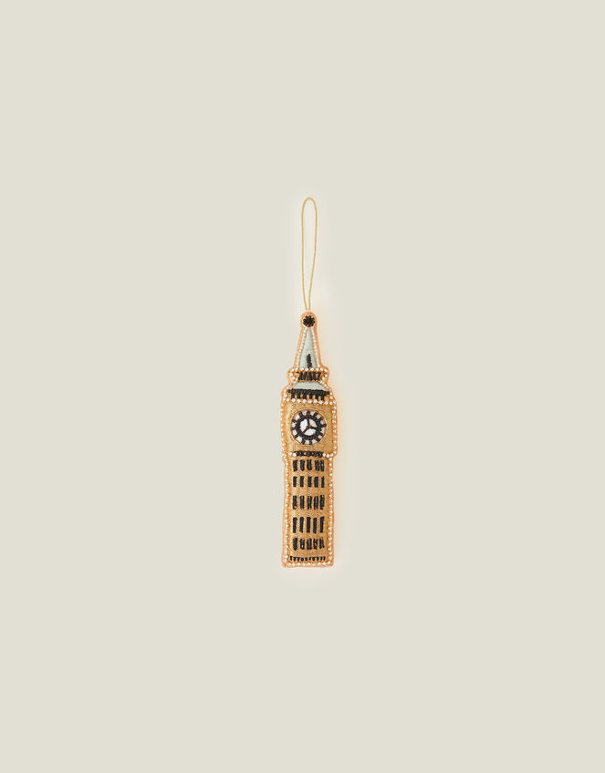 Embellished Big Ben Hanging Decoration, , large