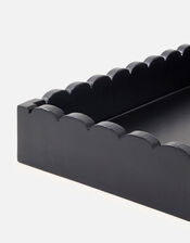 Scallop Tray, Black (BLACK), large