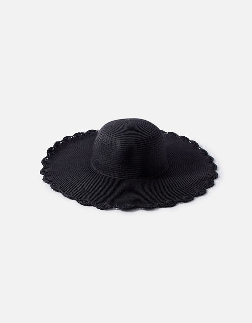 Selene Scallop Floppy Hat, , large