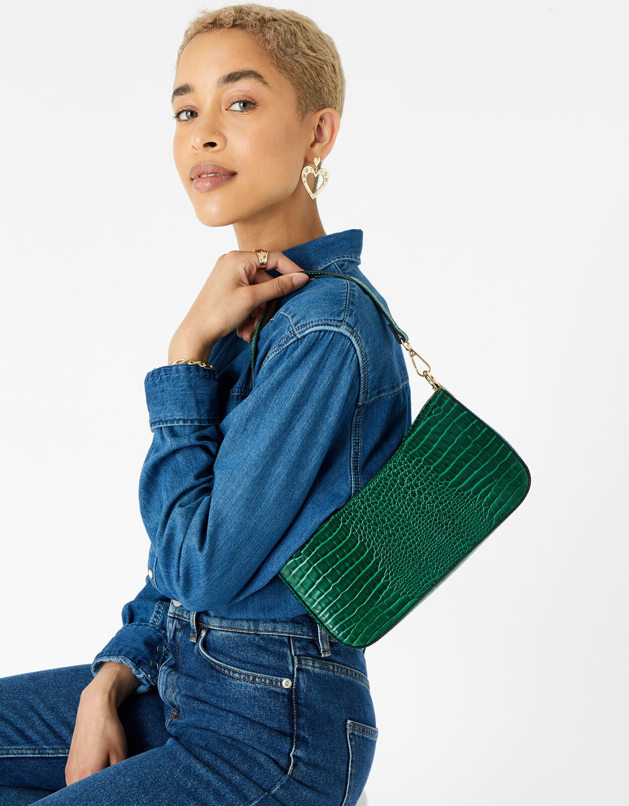 Accessorize shoulder clearance bag