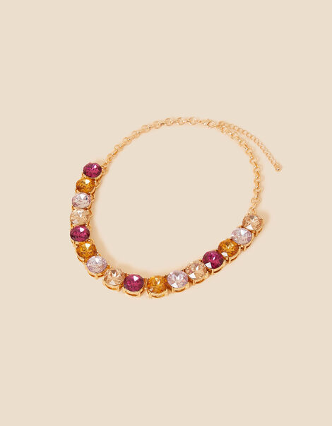Statement Gem Sparkle Necklace, , large