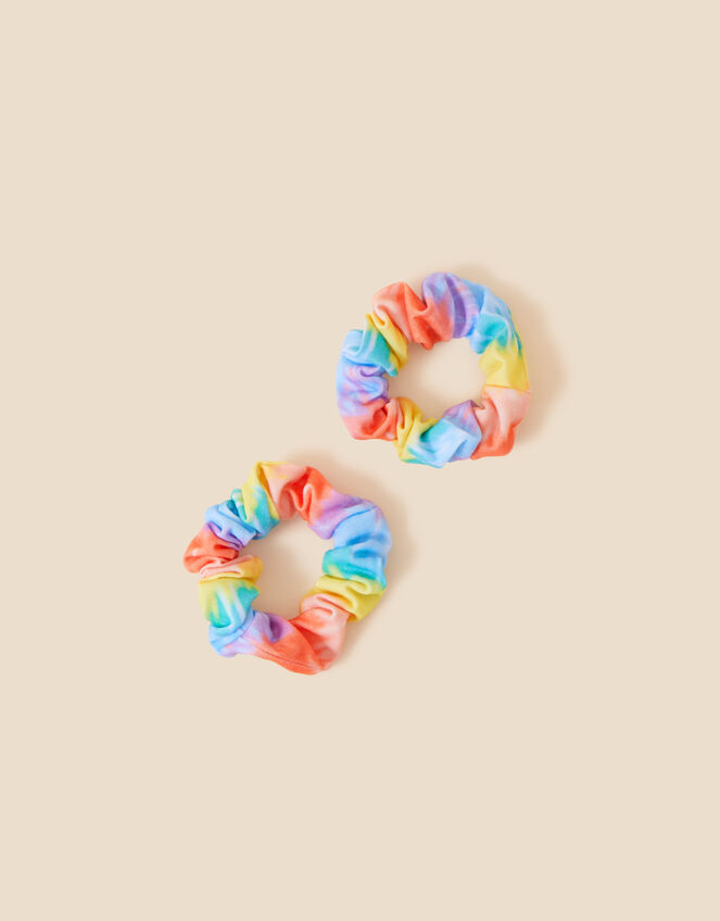 Girls Tie Dye Scrunchies Set of Two, , large