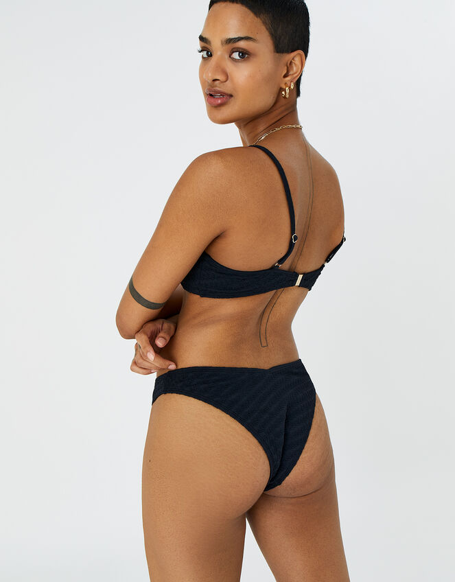 Texture V Bikini Brief, Black (BLACK), large