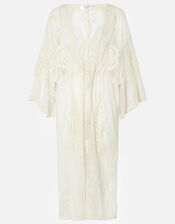 Jaki Lace Kimono, Cream (CREAM), large