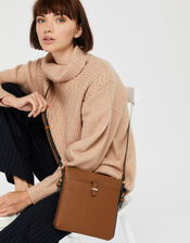 Modern Messenger Bag, Tan (TAN), large