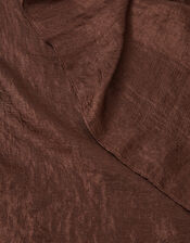 Lightweight Shimmer Scarf, Brown (CHOCOLATE), large
