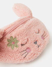 Girls Borg Bunny Belt Bag, , large