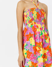 Pop Floral Print Bandeau Dress, Multi (BRIGHTS-MULTI), large