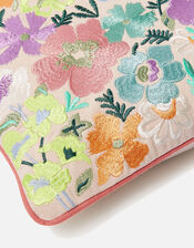 Hampton Floral Embroidered Cushion Cover, , large