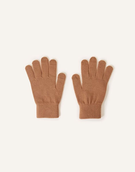 Super Stretch Touch Gloves, Camel (CAMEL), large