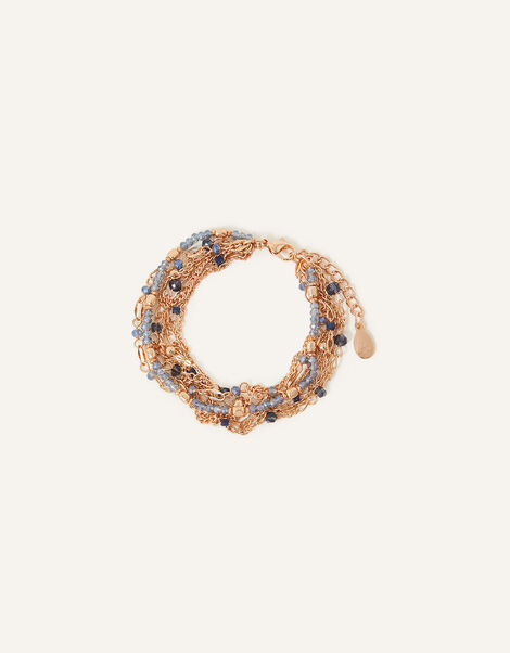 Facet Bead Layered Bracelet, , large