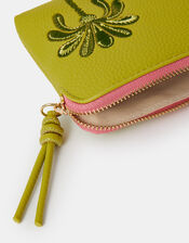Embroidered Palm Coin Purse, , large