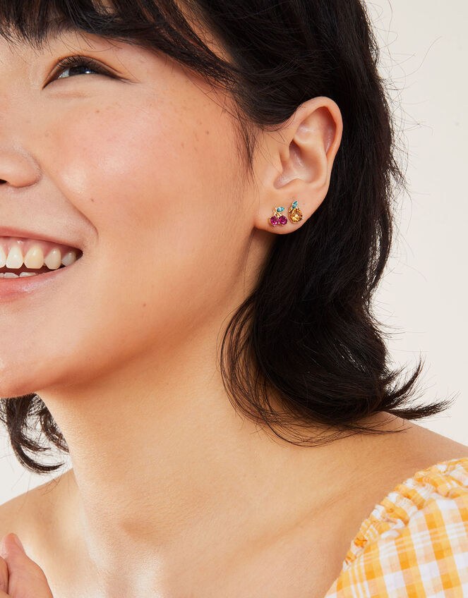 Fruit Stud Earrings 5 Pack, , large
