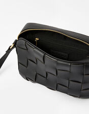 Hayley Weave Camera Bag, Black (BLACK), large