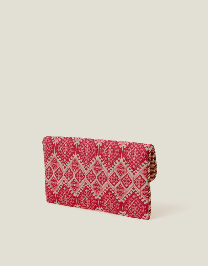 Quilted Tile Print Sunglasses Case, , large