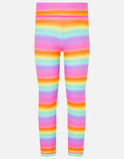 Girls Rainbow Ombre Leggings, Multi (BRIGHTS-MULTI), large