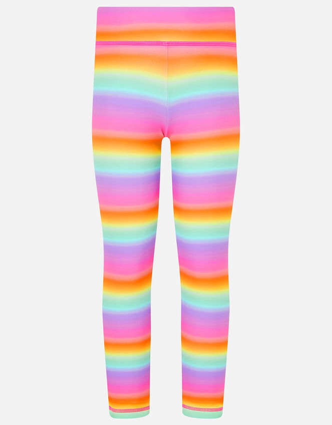 Girls Rainbow Ombre Leggings, Multi (BRIGHTS-MULTI), large
