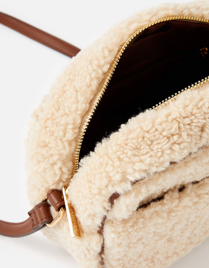 Faux Shearling CrossBody Bag Crossbody bags Accessorize UK
