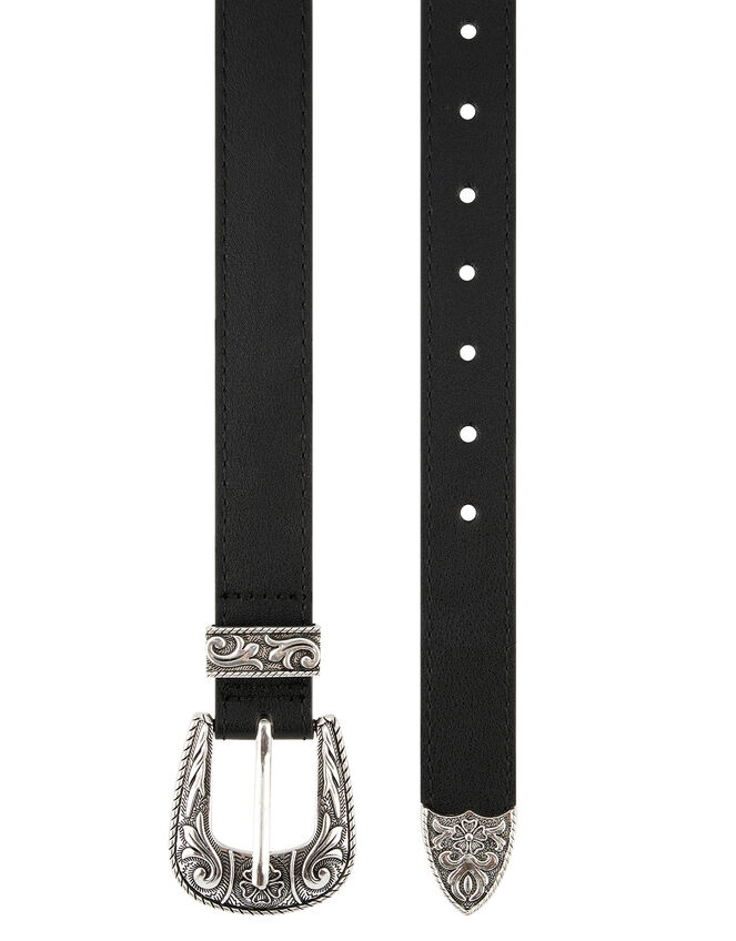 Western Belt, Black (BLACK), large