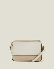 Colour Block Cross-Body Bag, , large
