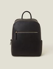 Smart Zip Around Backpack, Black (BLACK), large