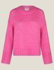 Grace & Mila Chunky Knit Jumper, Pink (PINK), large