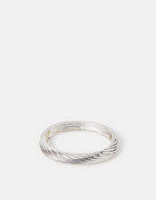 Textured Bangle, Silver (SILVER), large