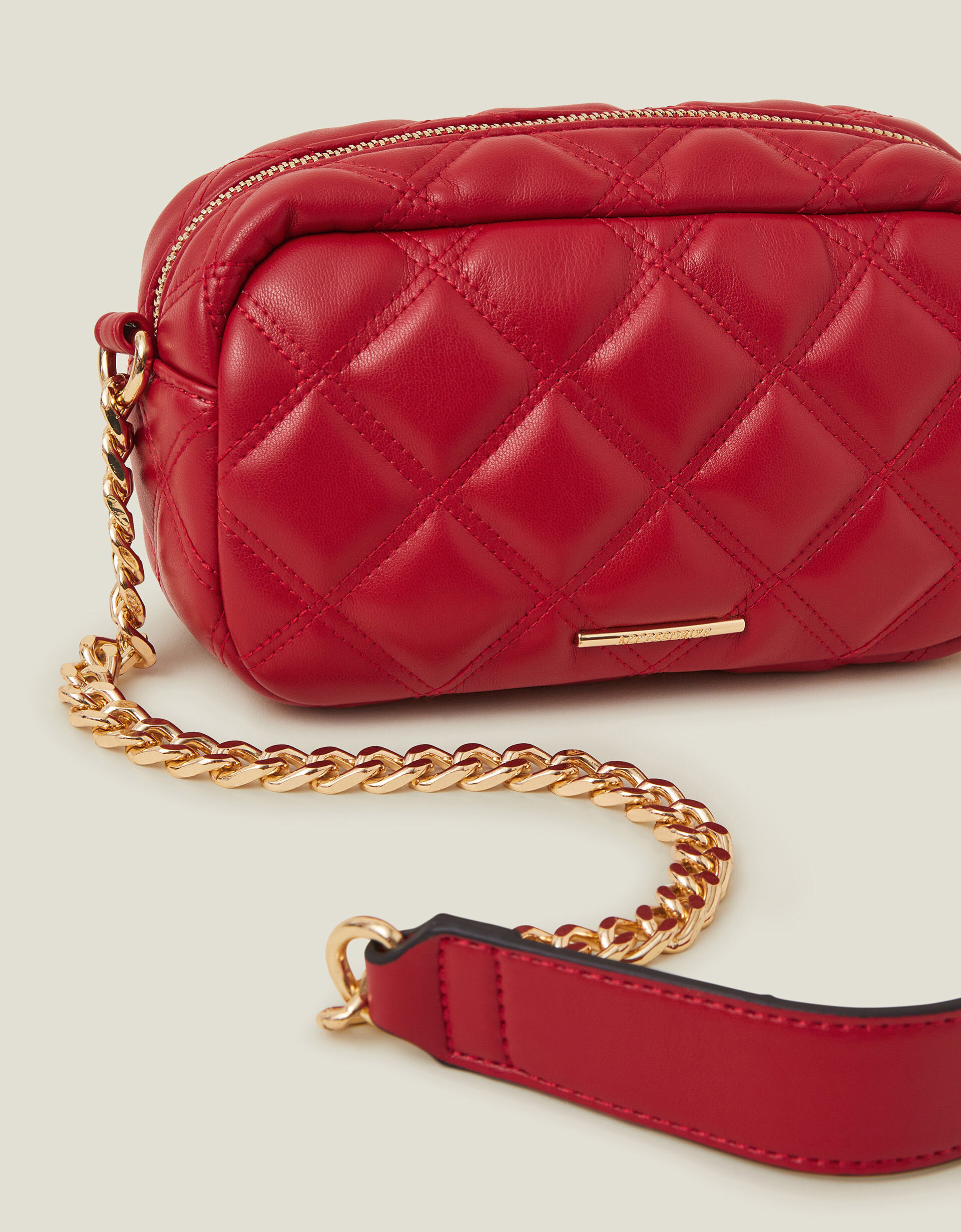 Ladies chain coin purse bag in red online